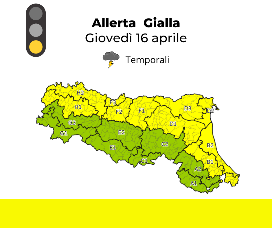 Allerta Meteo gialla - giovedì 16 maggio foto 
